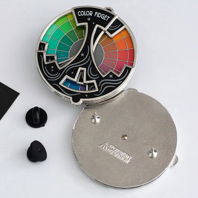 🔥Hot Trend🌈Color Fidget Enamel Pin(✨A Wheel Of Twenty Hues)