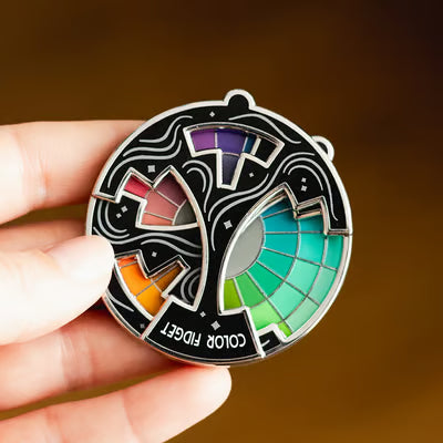🔥Hot Trend🌈Color Fidget Enamel Pin(✨A Wheel Of Twenty Hues)