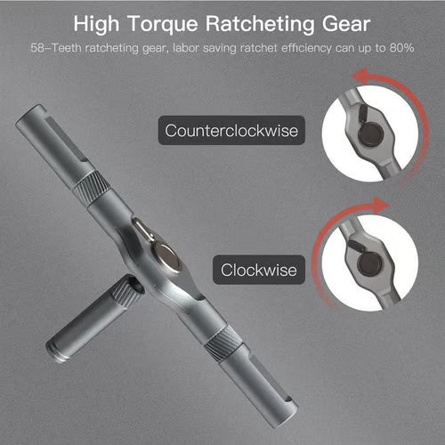 🔥🔥🔧 Upgraded 24 in 1 DlY Screwdriver Set Magnetic Compact and Portable Ratchet Screwdriver