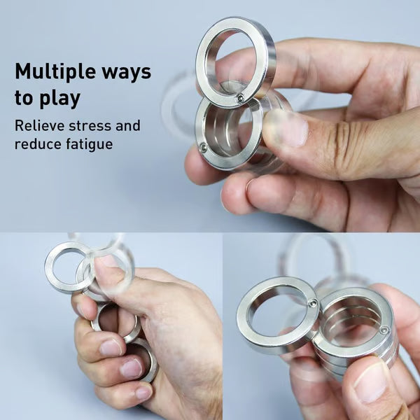 🔥Last Day 49% OFF - Folding Finger Ring,Four Finger Trigger Ring-Stress Reducing Finger Ring,Anxiety Relief